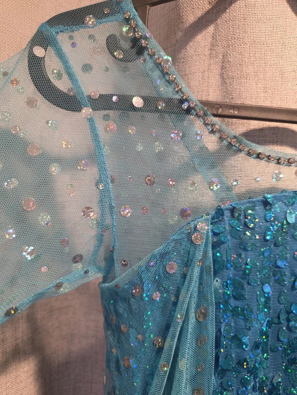 Frozen inspired Girls' Sequin Dress and Cape
